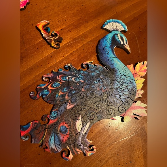 🧩 70 piece challenging Quordle Wooden Puzzle. Real quality. Beautiful. Complete. - Picture 4 of 8